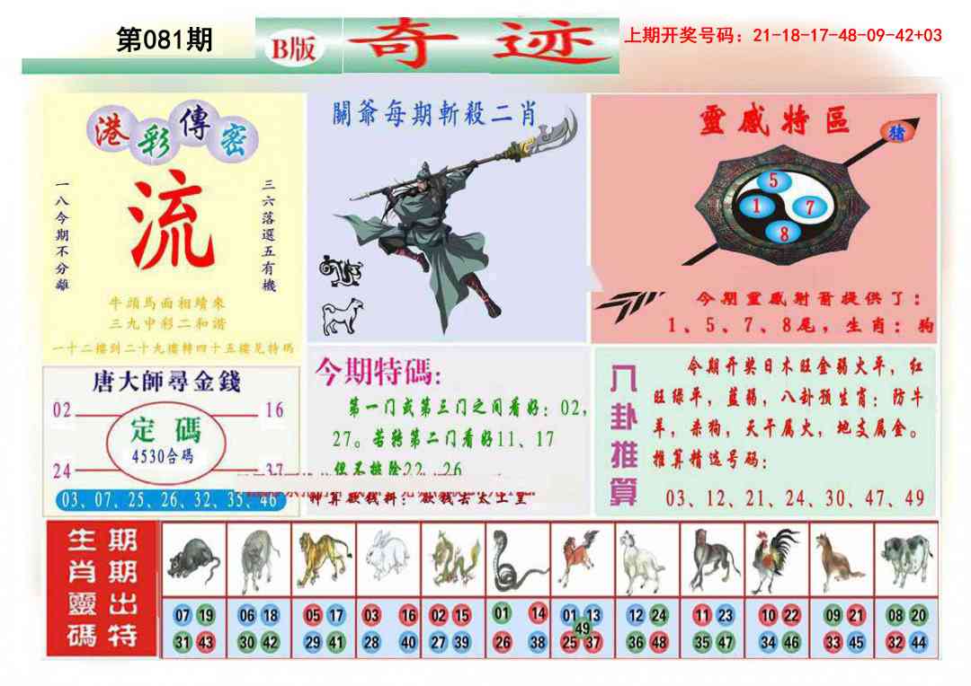 081期九龍奇迹B(推荐)[图]