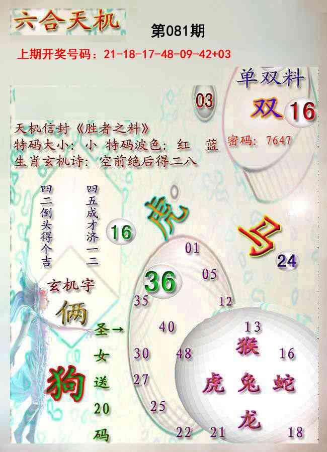 081期天机报[图]