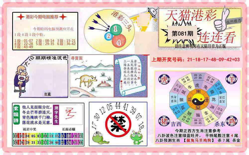 081期港彩连连中[图]